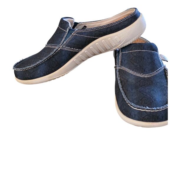 Spenco Siesta Snake Women's Supportive Slide Bluestone Size 8 - Picture 4 of 7